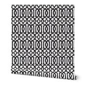 Imperial Trellis-Black Reverse-Large