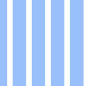 Beach Day Dream stripes cornflower blue and white