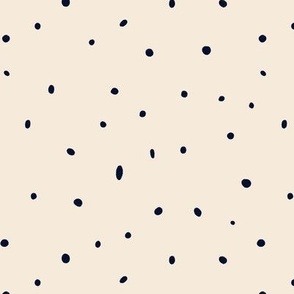 Groovy Floral - Cream with Navy Speckles Blender