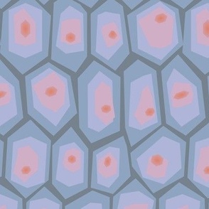 dreaming polygon abstract cells intangible Pantone - medium