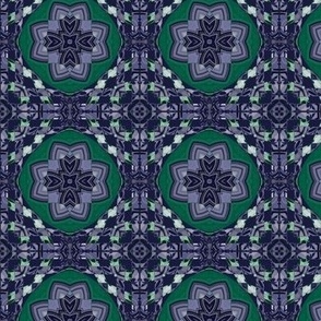 navy emerald geometric brushstroke check