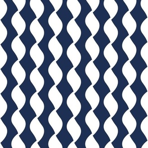 Simple Sine Wave Navy, Large Scale