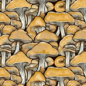 Beige mushrooms M