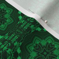 emerald green geometric check