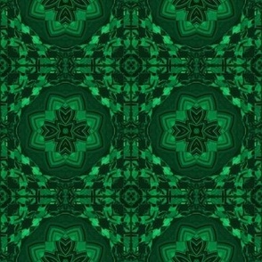 emerald green geometric check