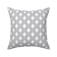 Geometric Diamond Pattern Grey