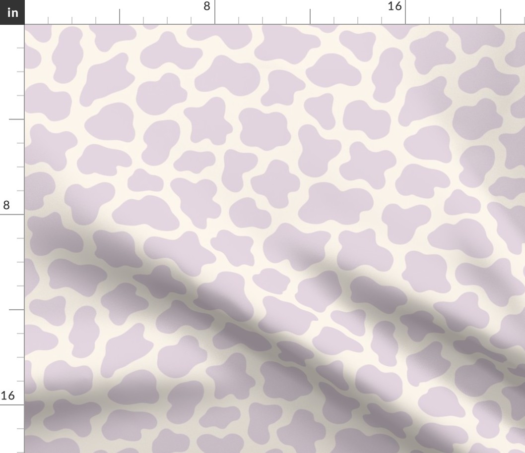 Pastel Purple Cow Print {Lilac} Cute Cow Spots