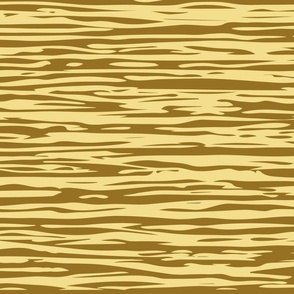 Khaki Yellow on Burnt Gold Wood Grain Horizontal, large
