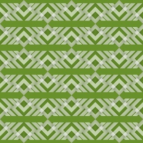 Olive green geo tile/ large
