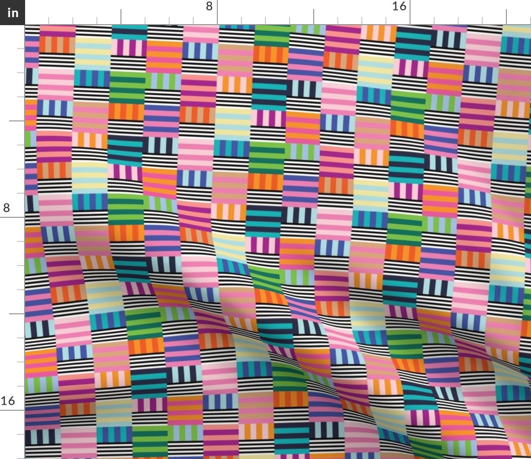 Preppy Stripe - Multi Colored