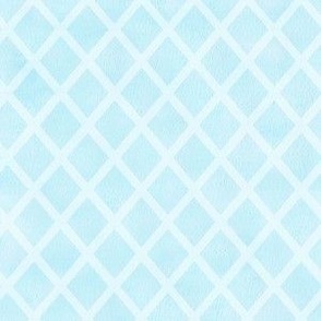Soft Diamond pattern on Sky Blue  (x small)
