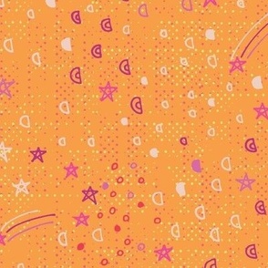 stardust sprinkles - orange