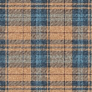 (small scale) fall plaid - light gold - LAD24