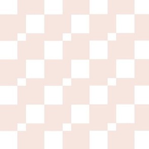 Blush Pink Midcentury Modern Checkerboard