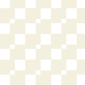 Buttery Yellow Midcentury Modern Checkerboard