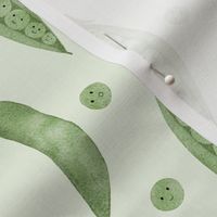 Peas in a pod| Cute veggies| Kids clothing| Kitchen textiles| medium scale