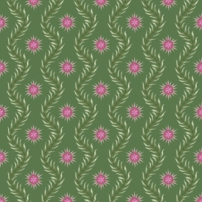 Floral-Aqua-DarkGreen