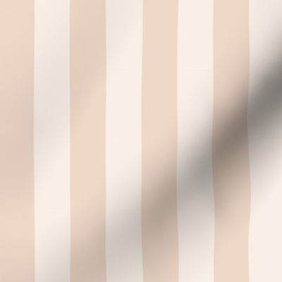 2 inch candy stripe in beige gold orange nude