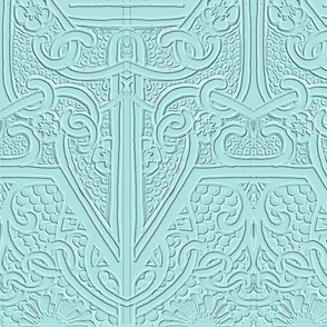 Aqua Type Reticulated Stripe