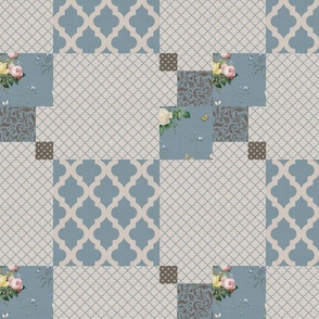 DESIGN 7 -  PATTERNED QUILT COLLECTION (WINTER TONES)