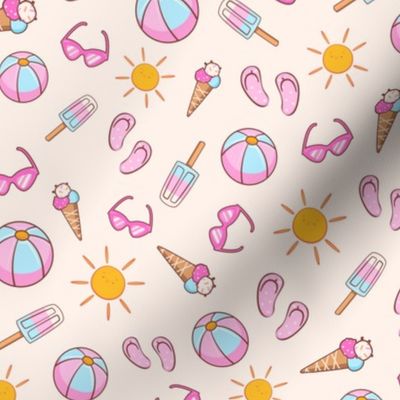 Summer Fun Delight: Seamless Pattern