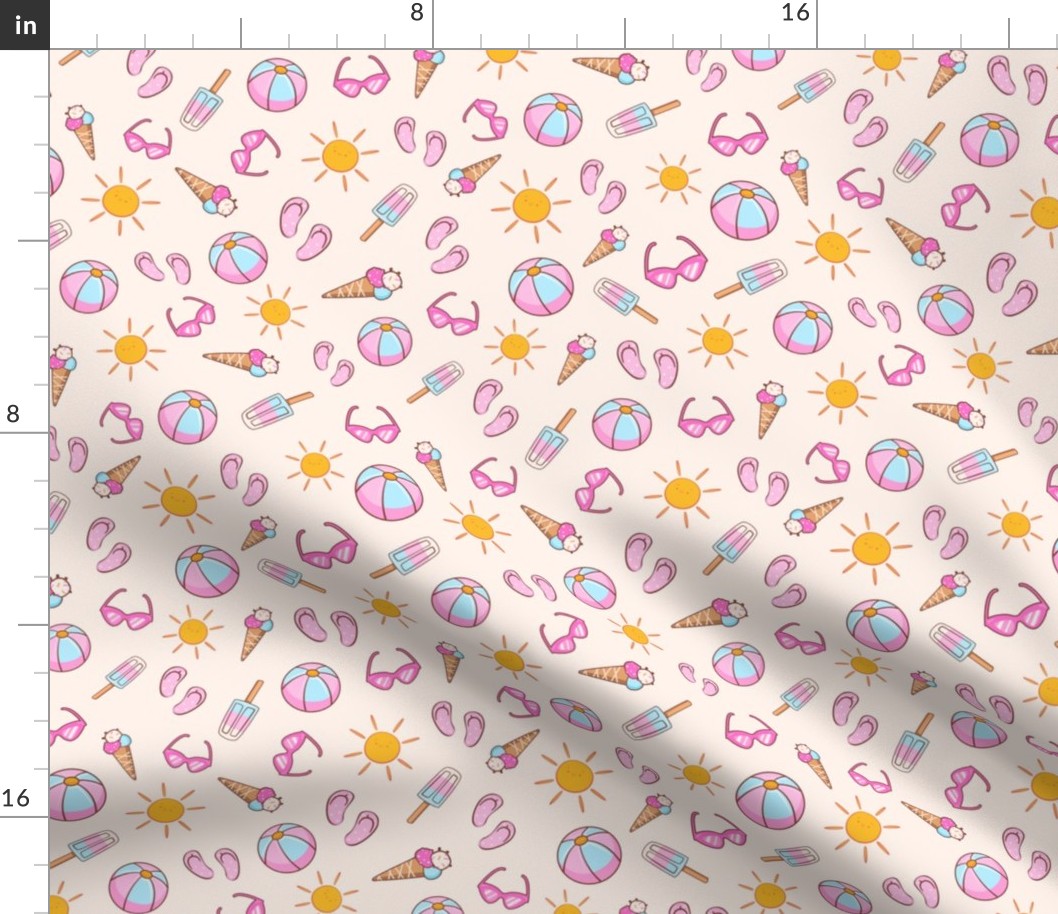 Summer Fun Delight: Seamless Pattern