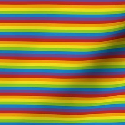 horizontal rainbow stripes | tiny