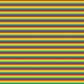 horizontal rainbow stripes | tiny