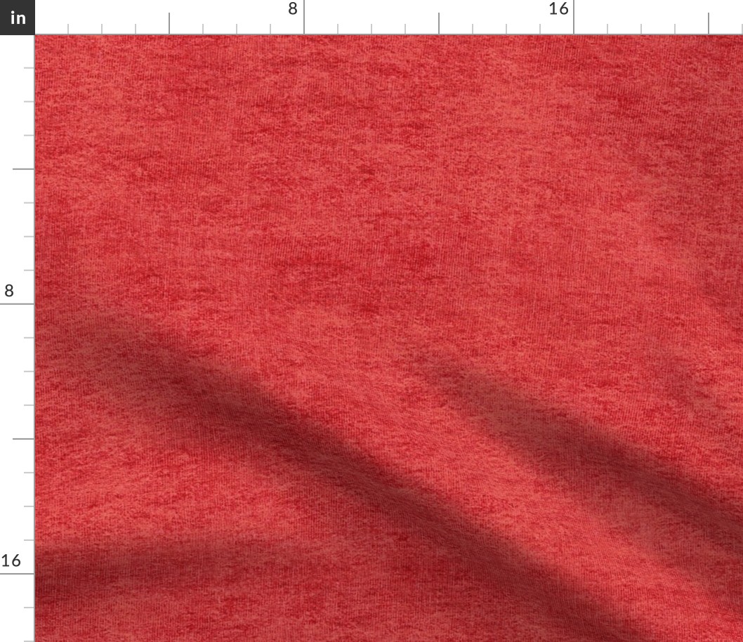 Textured Deep Red Solid Coordinate for Of Sleep and Dreams Poppy Print