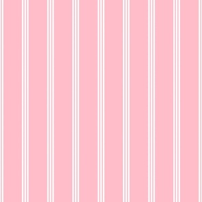 Bigger Vertical Pinstripes in Baby Pink