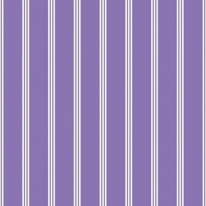 Purple Pinstripe Fabric, Wallpaper and Home Decor