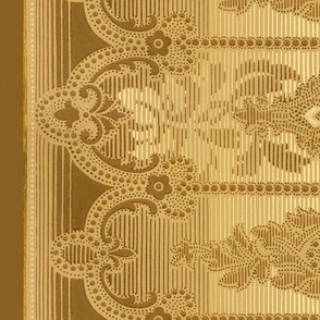 Golden ornate frieze 