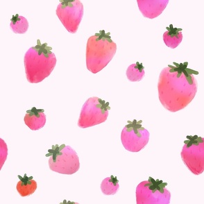 Strawberries in Pink