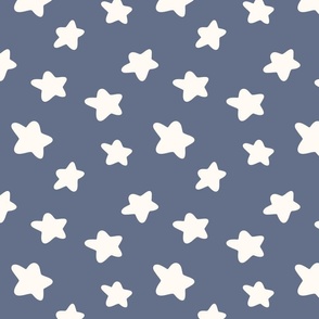 All American Summer_Star Polka Dot Dusty Blue