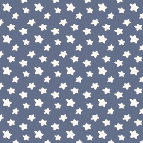 All American Summer_Star Polka Dot Dusty Blue Small