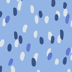 Periwinkle Confetti in Large Scale
