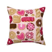 Valentine's Day Donuts Repeat Pattern