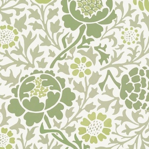 GRAFTON IN GREENWICH GREEN - WILLIAM MORRIS - Large Scale