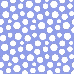 Mod Dots on Periwinkle