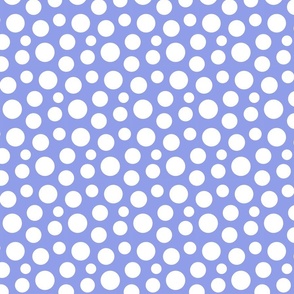 Mod Dots on Periwinkle - Small