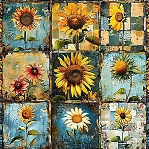 Sunflower Patchwork 1