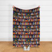 Magical cosy cottage core bookshelf | Dark academia vintage library