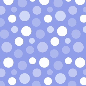 Mod Dots Shades of Purple