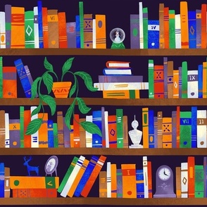 (S) Magical cosy cottage core bookshelf | Dark academia vintage library