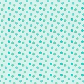 dots in teal