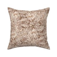 Medium Sepia Sophisticated Abstract Palm Textured