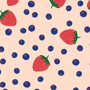 Strawberry & Blueberry - Peach - Large