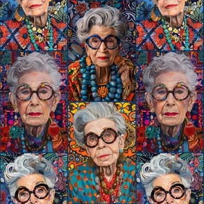 Iris Apfel Commeorative Collage