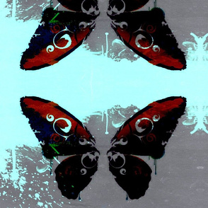 ink blot butterfly