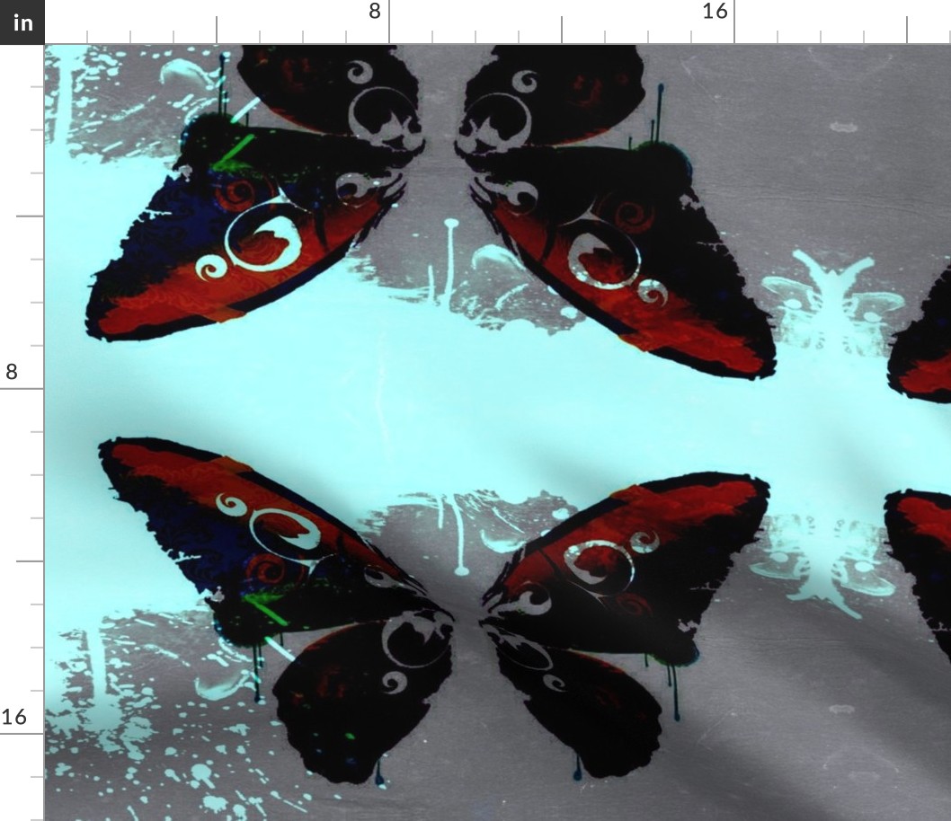 ink blot butterfly